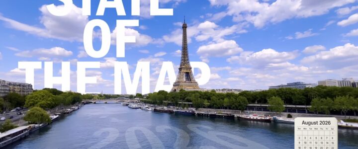 Le State of the Map 2026 aura lieu à Paris !